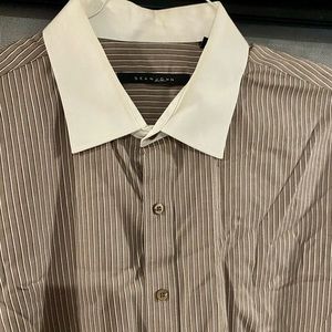 Men’s dress shirt pin strip size 2XL